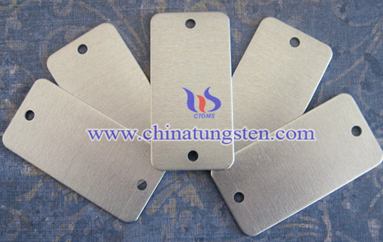 blank tungsten ID tag image